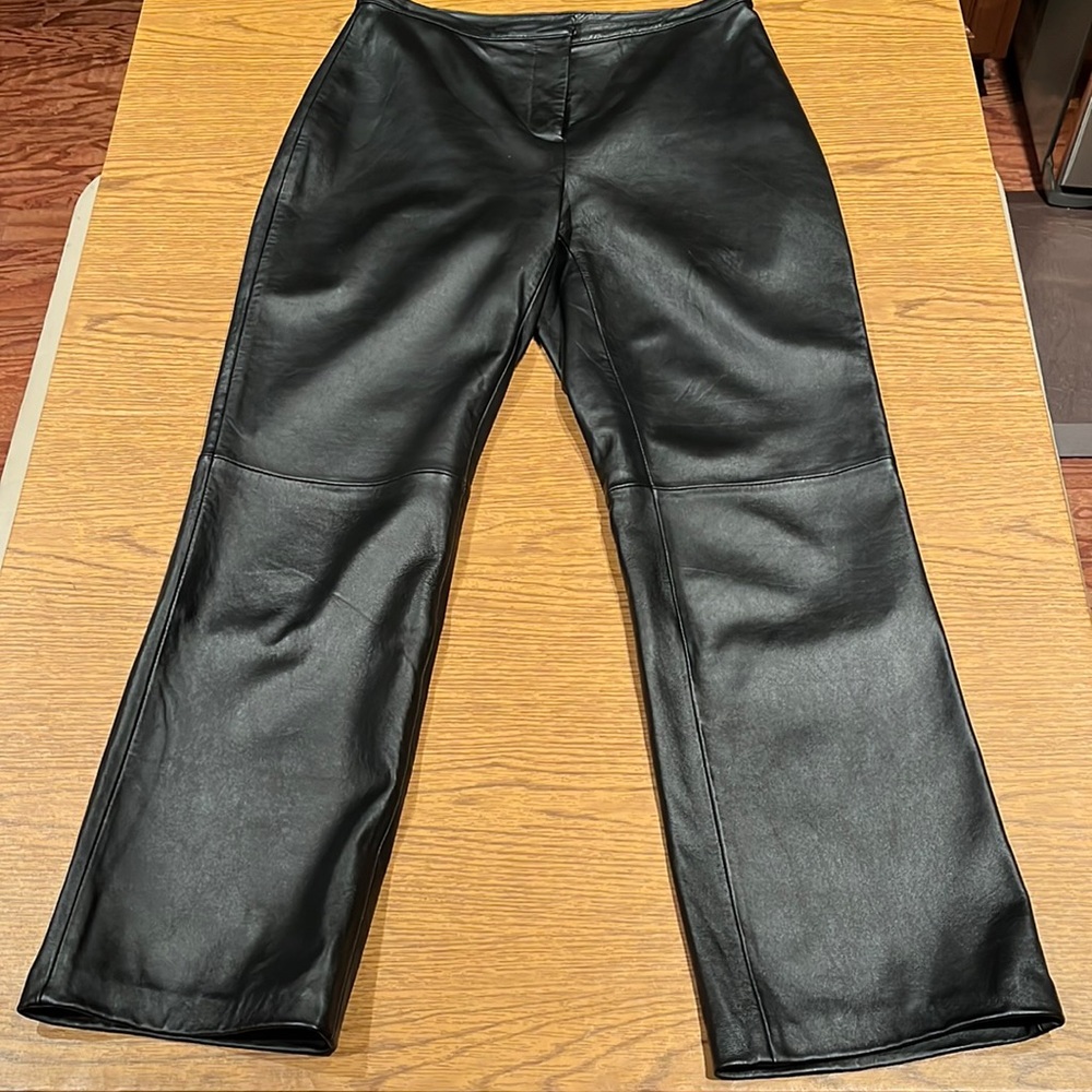 Croft & Barrow Lambskin Leather Pants